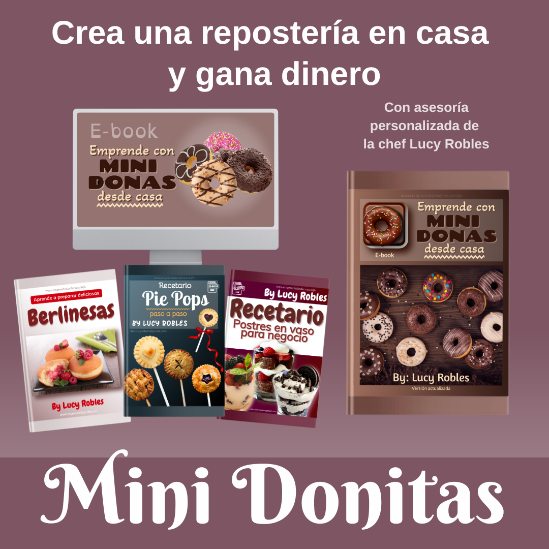 E-BOOK: Mini Donas y Repostería para Emprender….